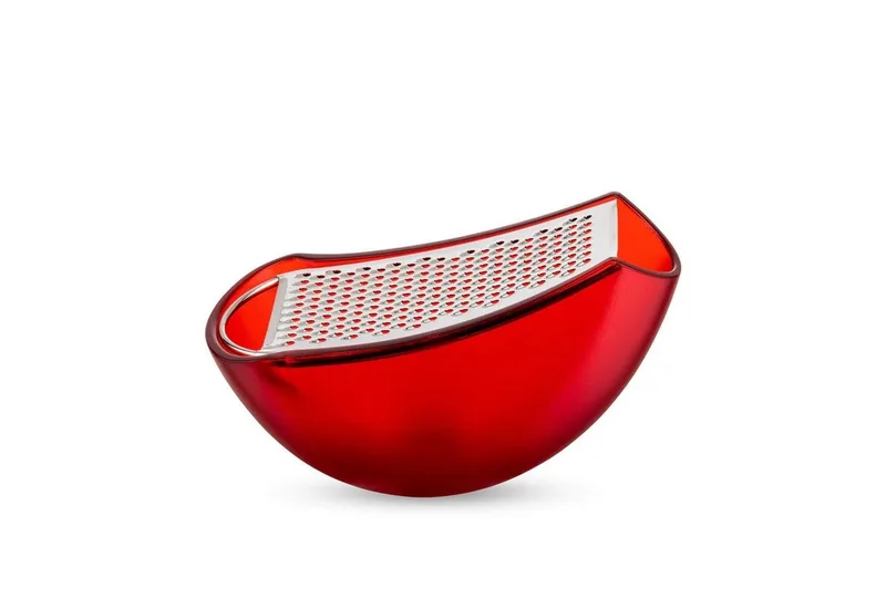 Käsereibe Parmenide Edelstahl, thermoplastisches Harz by Alessi in Rot – product photo