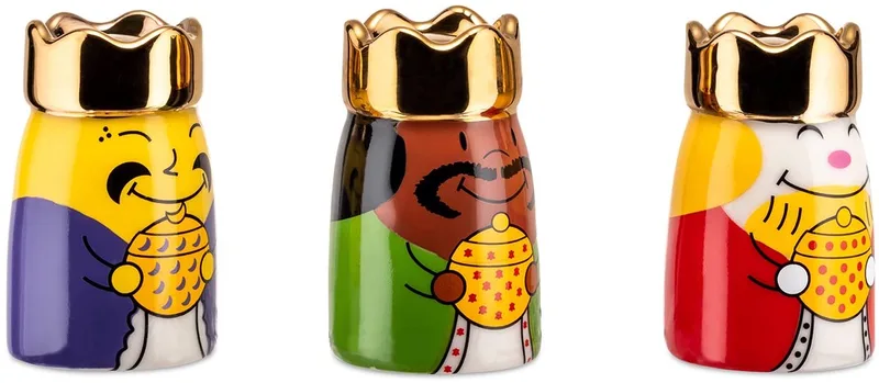 kerstfiguren Drie wijzen Re Magi by Alessi in Multi color – product photo