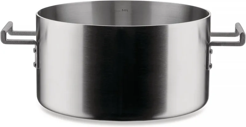 Kookpan Convivio - DC102/28 - ⌀ 28 / 3.7 liter by Alessi in Silver – product photo