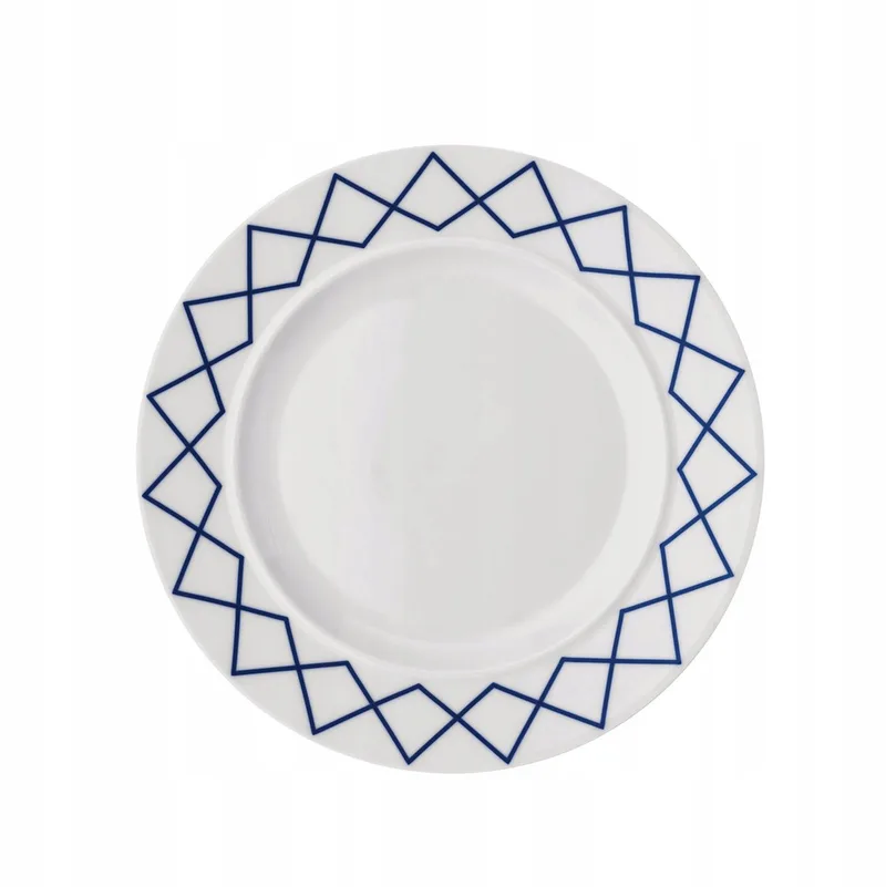 La Bella Tavola Dinerborden 27 cm - 4 Stuks, Decor van Alessi in Blauw – productfoto