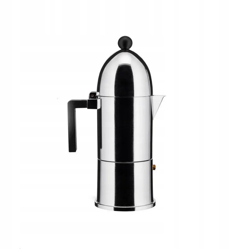 La Cupola Espressomaker 6 kopjes by Alessi in Zwart – product photo
