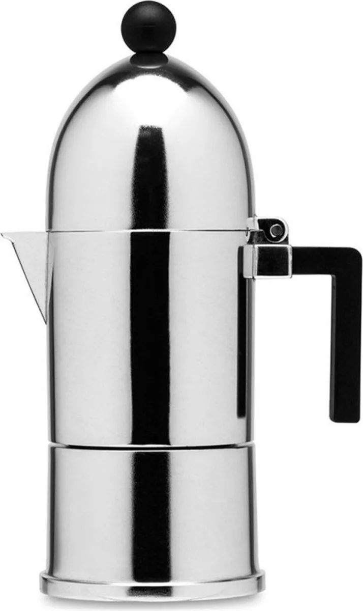 La Cupola - Koffiezetter 3kops by Alessi in Zwart – product photo