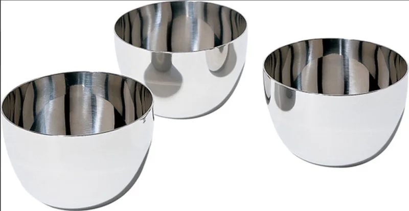 Mami kom, roestvrij staal (set van 3) by Alessi in Zilver – product photo