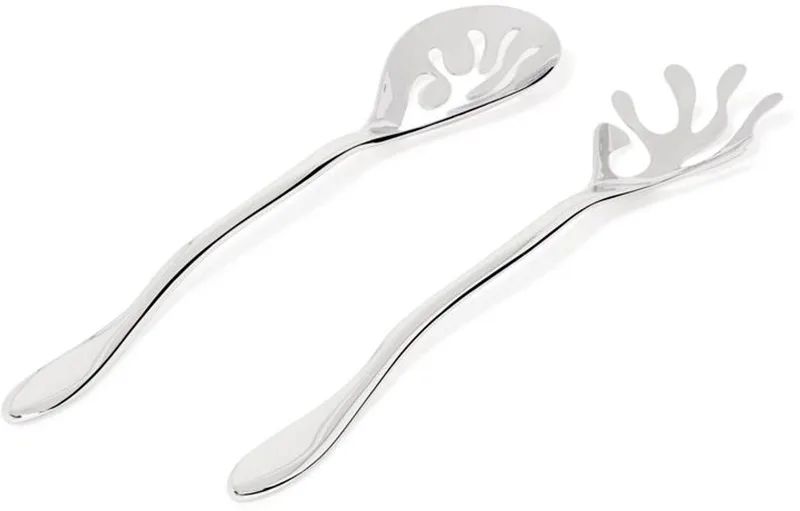 Mediterraneo Saladebestek van Alessi in Zilver – productfoto
