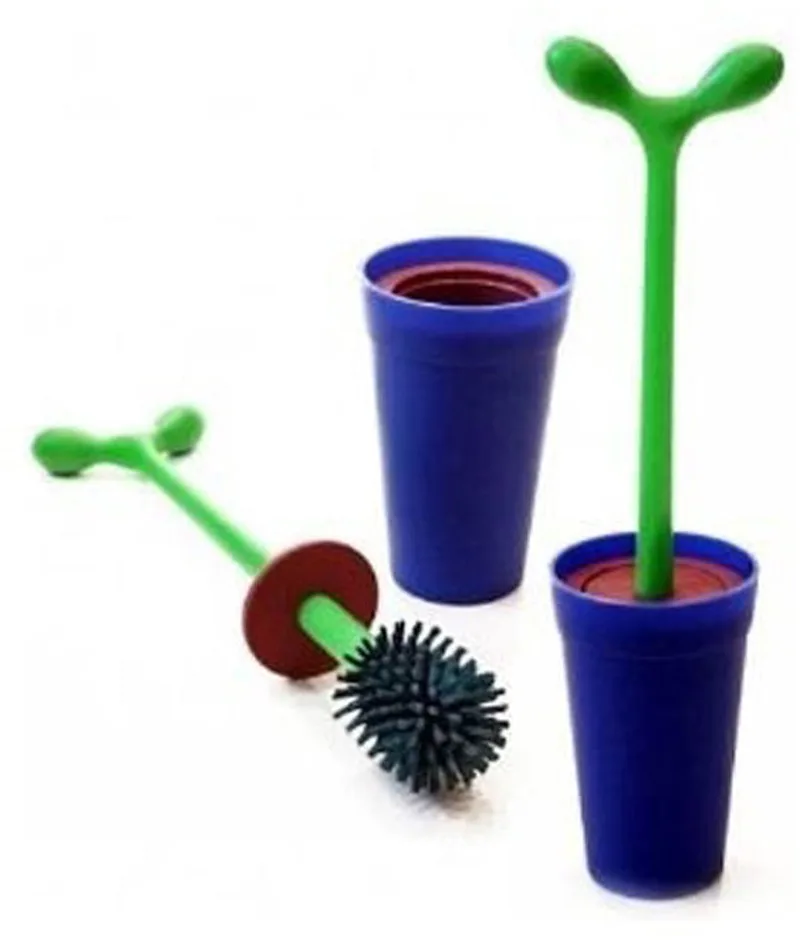 Merdolino Toiletborstel - Kunststof - Groen by Alessi in Blauw – product photo