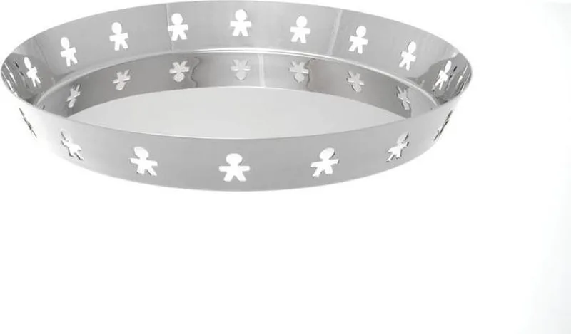 Mini Girotondo schaal van Alessi in Rvs – productfoto