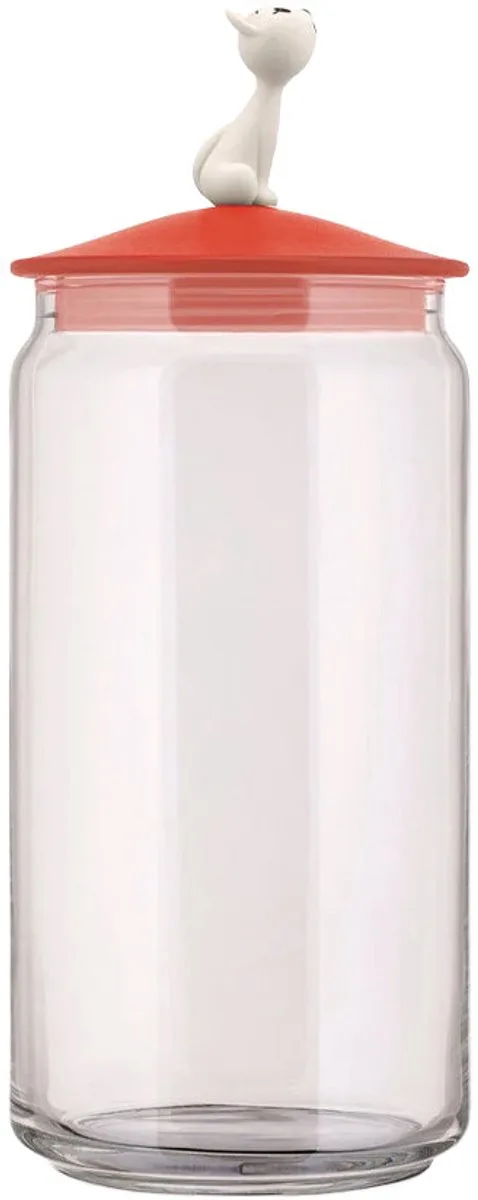 Mio Voorraadpot 1,5 L by Alessi in Red – product photo