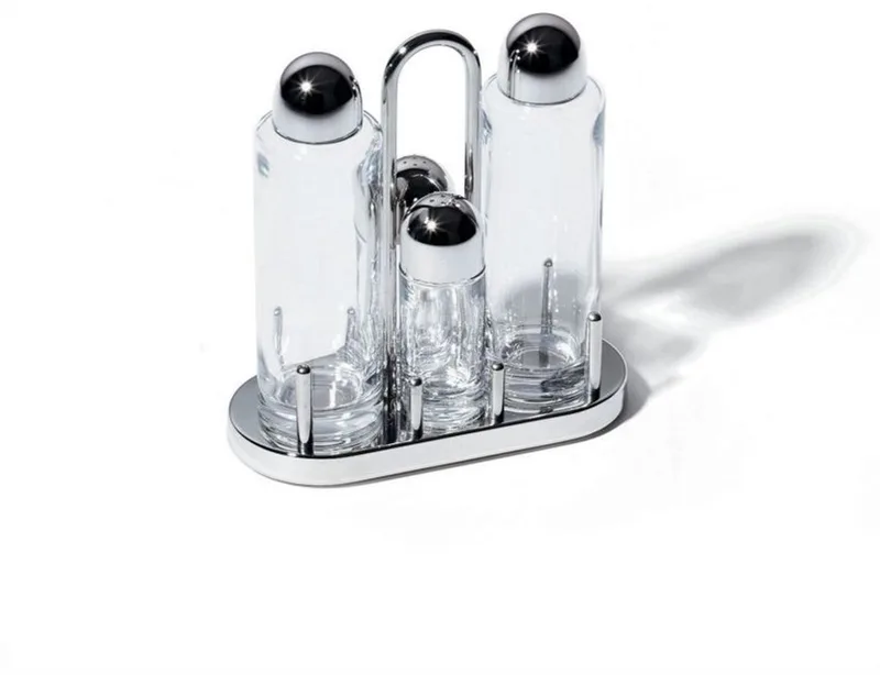 Olie- en azijnstel de Alessi en Transparant – photo du produit