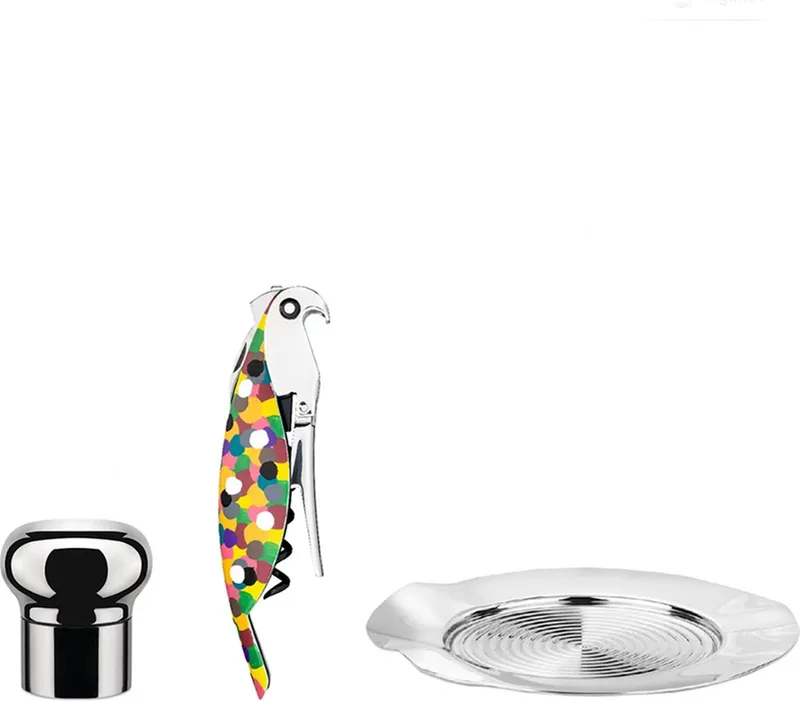 Parrot Wijnset 3-Delig by Alessi in Multicolour – product photo