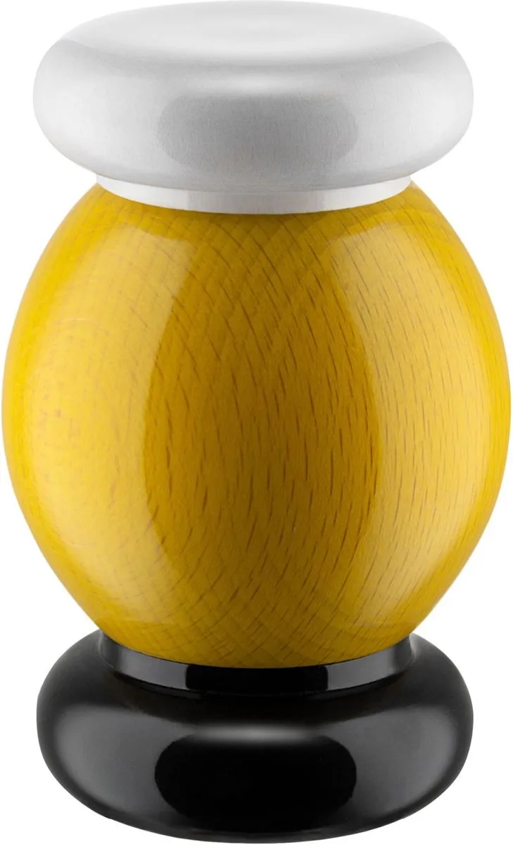 Pepermolen Bol Twergi Geel by Alessi in Wit – product photo