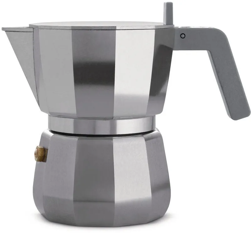 Percolator Moka Black - DC06/3 B - 3 kops - door David Chipperfield von Alessi in Zwart – Produktfoto