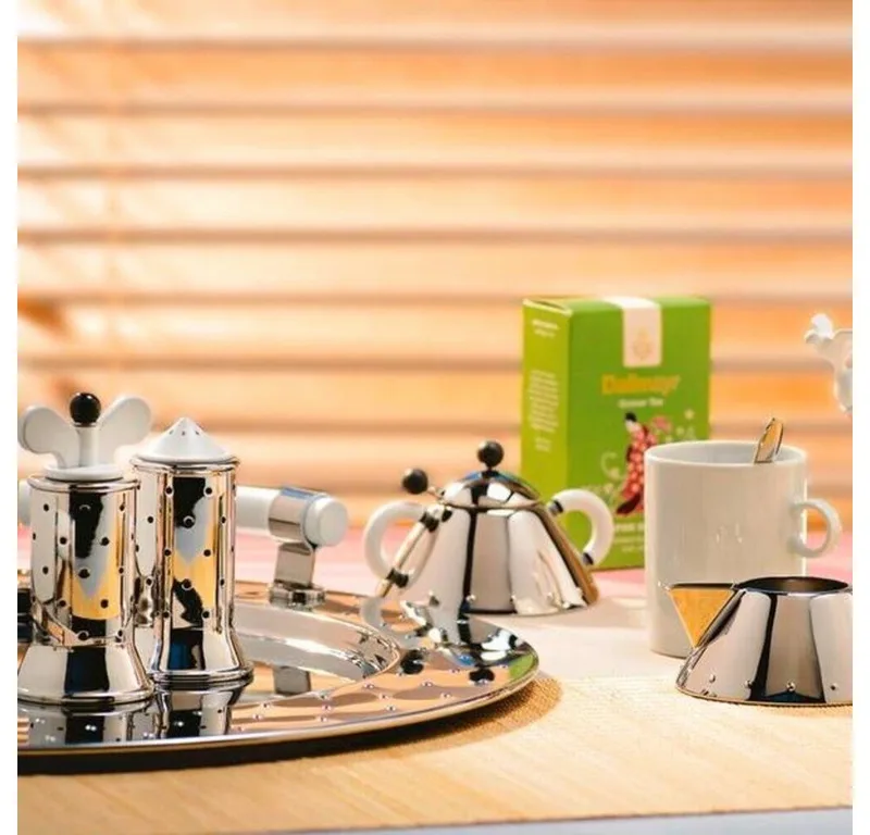 Pfeffermühle Pfeffermühle 9098 13 cm Michael Graves light blue, (1 Stück), Pfeffermühle, Ø6,5cm, Edelstahl 18-10 de Alessi – photo du produit 2 sur 2