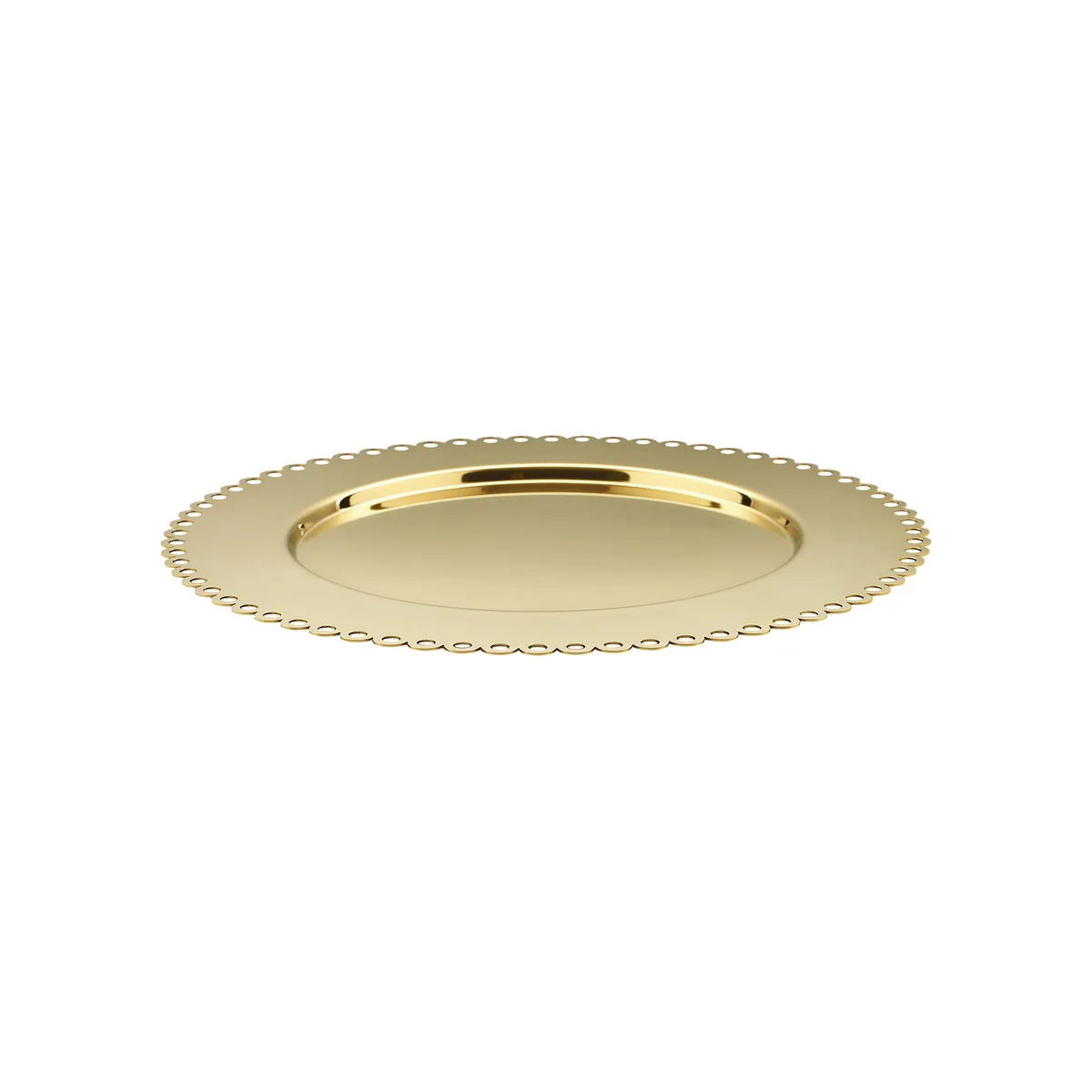 Platzteller Tornitore matto - Gold - Rostfreier Stahl 18, 10 - Designer Nika Zupanc de Alessi – photo du produit