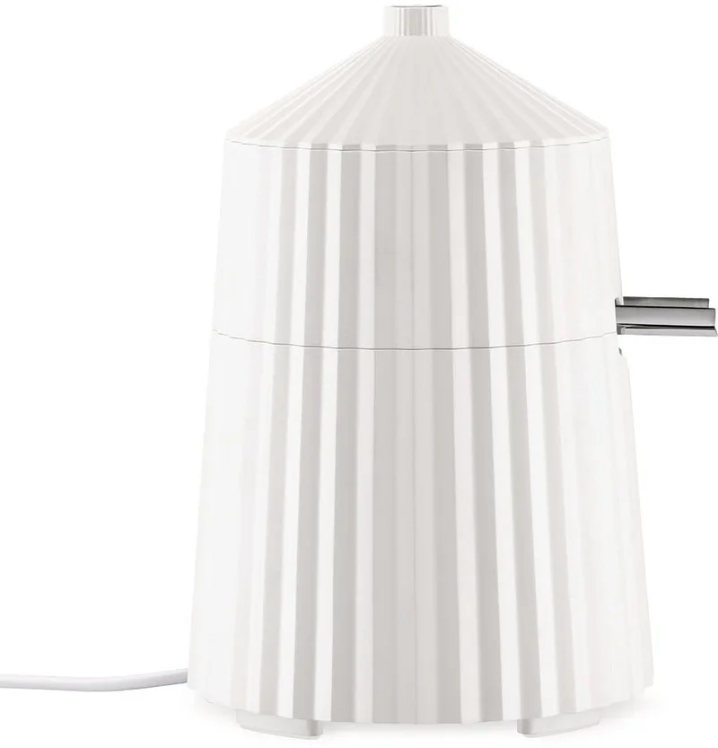 Plissé - Design Citruspers - Gerecycled Plastic - Ontworpen door Michele De Lucchi de Alessi en Wit – photo du produit