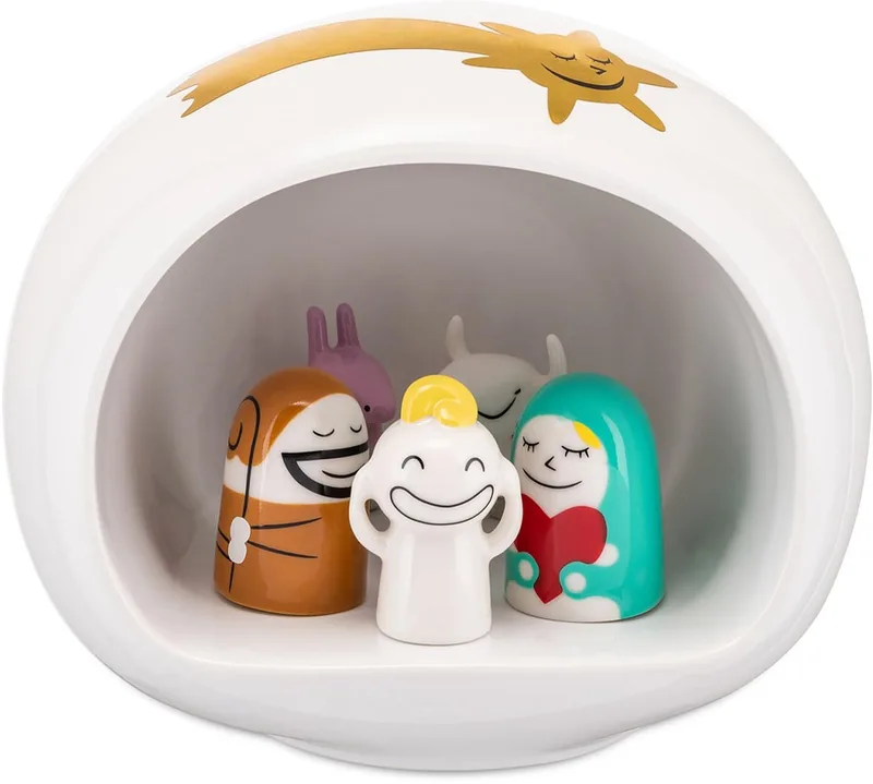 Presepe Kerststal compleet - 11-delig - porselein by Alessi in [gid://shopify/Metaobject/187147354451] – product photo