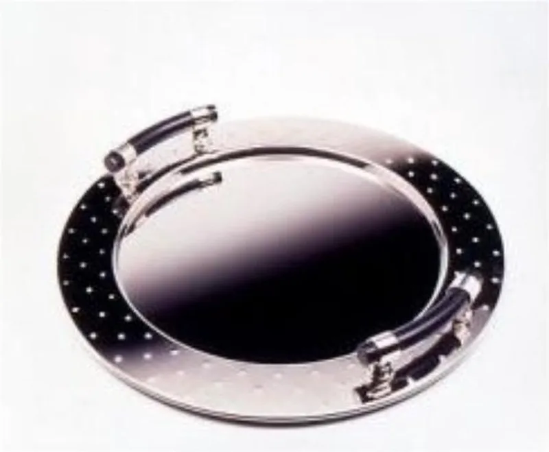 rond dienblad m/handvat by Alessi in Rvs – product photo