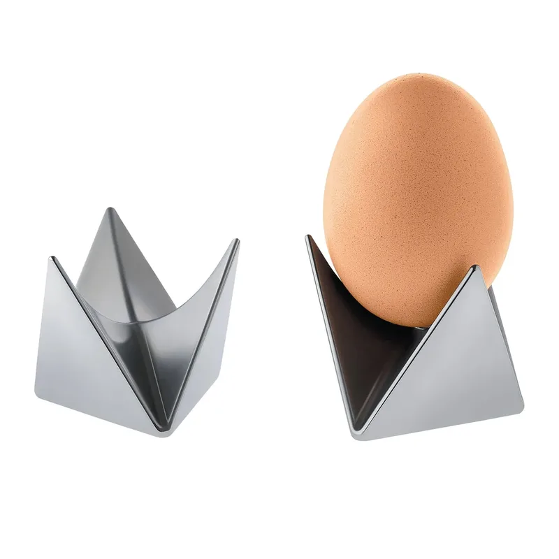 Roost Eierbecher 2er Pack Aluminium by Alessi – product photo