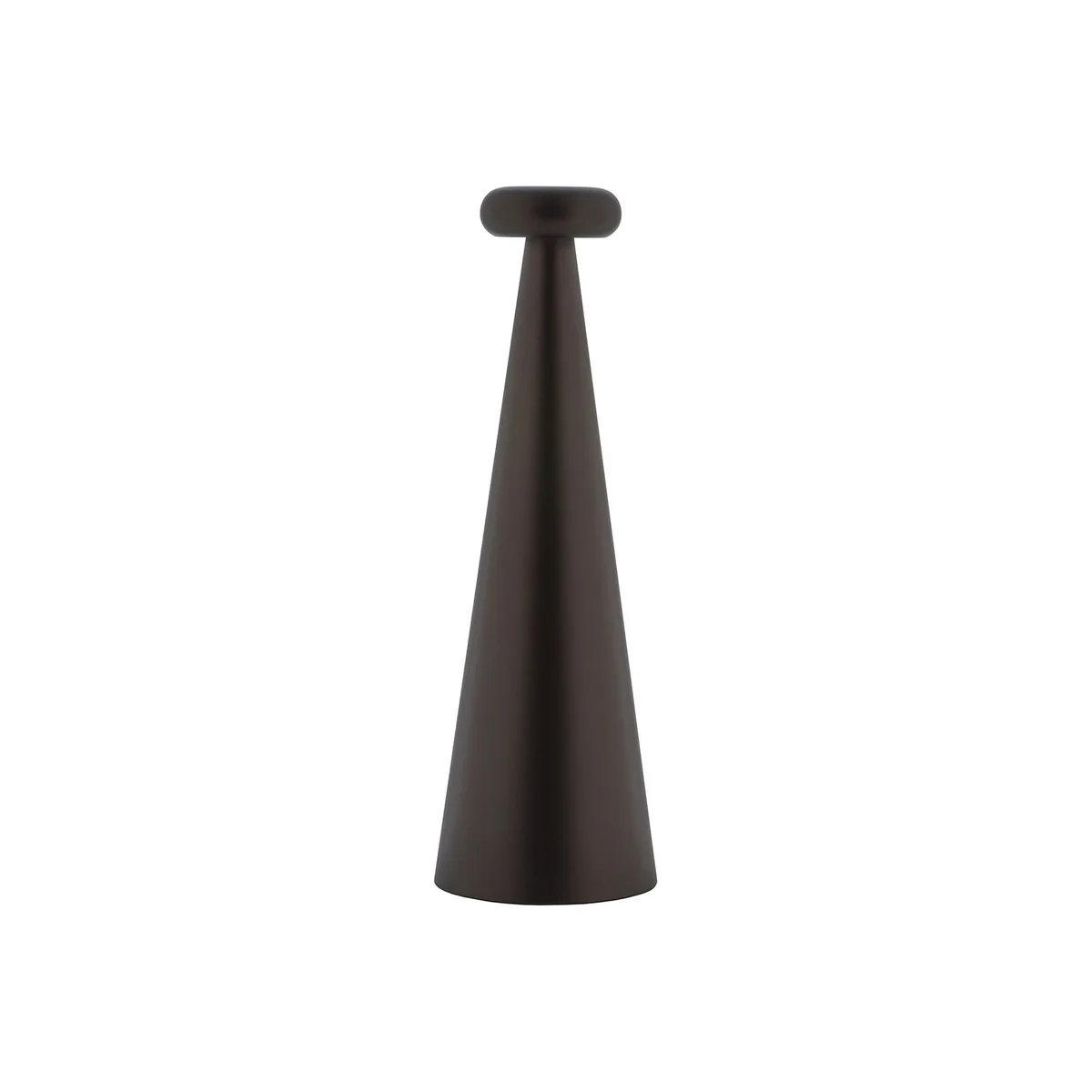 Schnurlosleuchte BEDIN - Braun - eloxiertes Aluminium - Designer Alessandro Stabile de Alessi – photo du produit