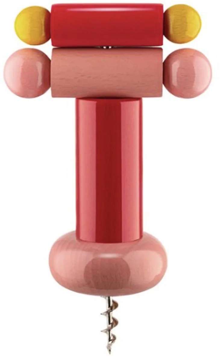 Sotsass Kurkentrekker by Alessi in Rood – product photo