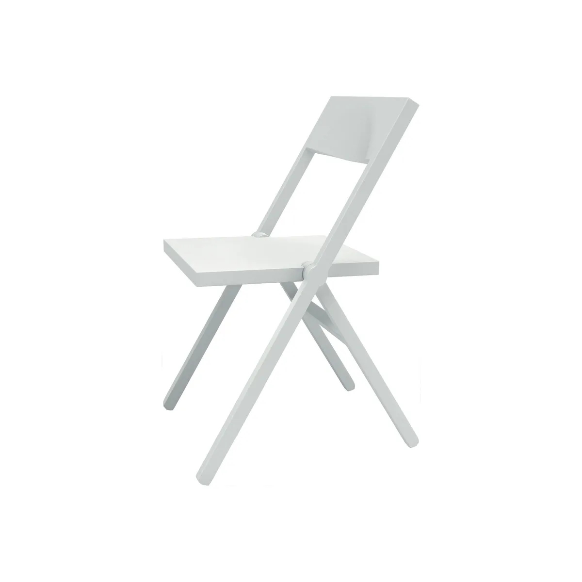 Stapelbarer Stuhl Piana - Weiß - Glasfaserverstärktes Polypropylen - Designer David Chipperfield von Alessi – Produktfoto