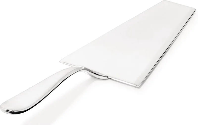Taartschep Nuovo Milano - 5180/15 - Ontworpen door Ettore Sottsass - Hoogwaardig 18/10 Roestvrij Staal - Elegant en Tijdloos Design - Vaatwasserbestendig - Ideaal voor het Serveren van Taart en Gebak​ by Alessi in Zilver – product photo