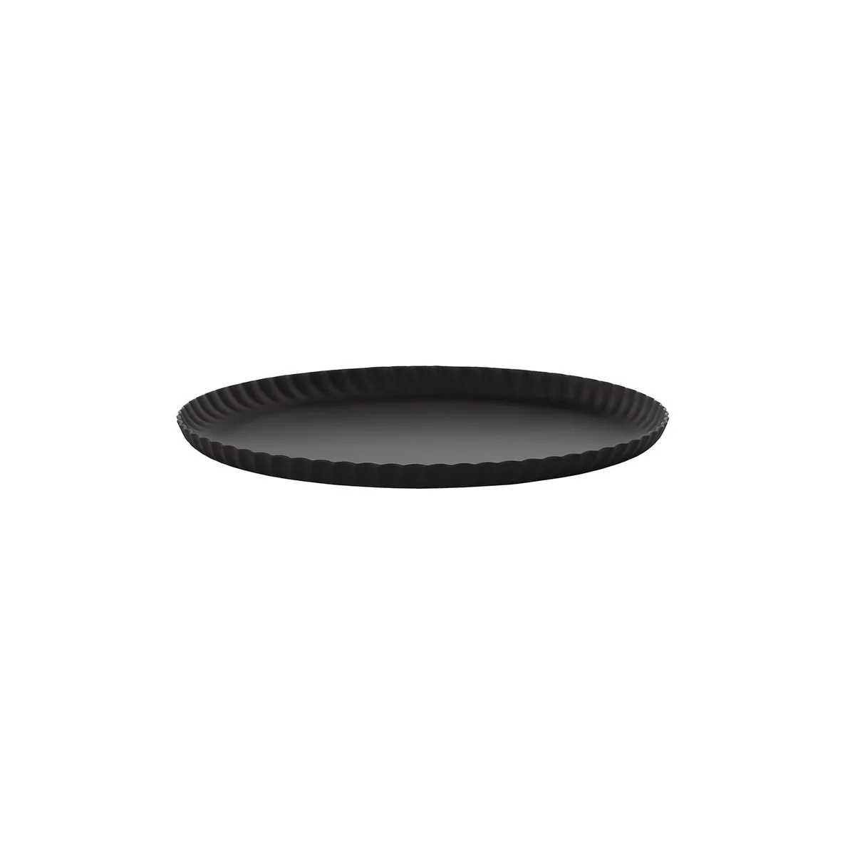 Tablett Pleats - Schwarz - Stahl - Designer Jin Kuramoto by Alessi – product photo
