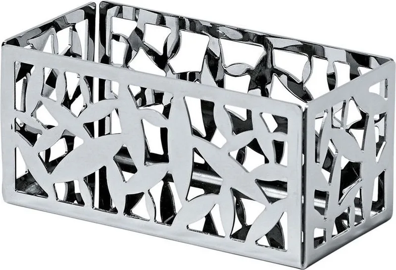 Theezakjeshouder Cactus - MSA29 - door Marta Sansoni by Alessi in Zilver – product photo