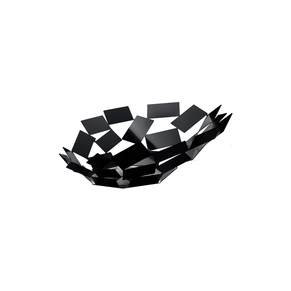 Tischgesteck La Stanza dello Scirocco - Schwarz - rostfreier Stahl - Designer Mario Trimarchi de Alessi – photo du produit