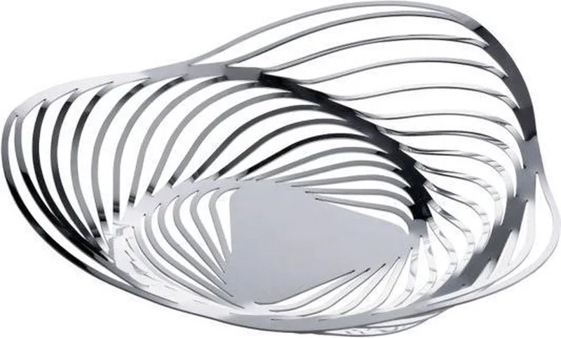 Trinity Mand, Ø 33 cm by Alessi in Zilver – product photo