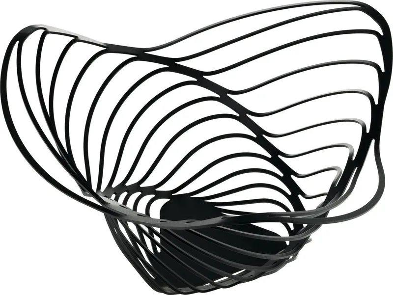 TRINITY SCHAAL - FRUITSCHAAL 33 H16CM by Alessi in Zwart – product photo