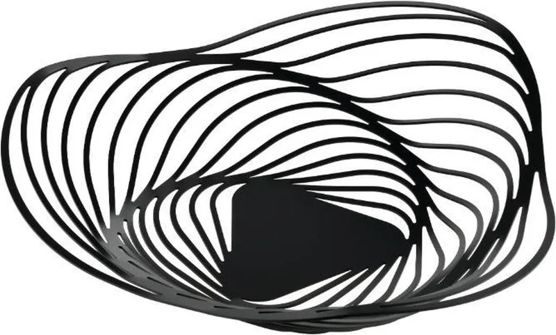 TRINITY SCHAAL - FRUITSCHAAL 43CM by Alessi in Zwart – product photo