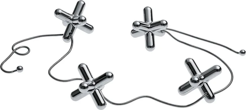 Tripod Pannenonderzetter -rvs by Alessi in Zilver – product photo