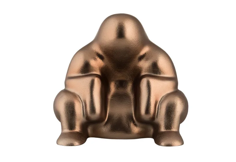 Türstopper Dédé Metallic Brown von Alessi in Braun – Produktfoto