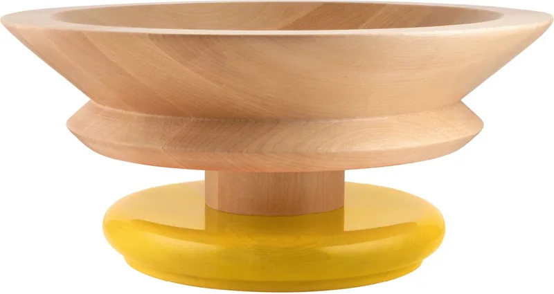 Twergi Centrepiece Schaal Geel by Alessi – product photo