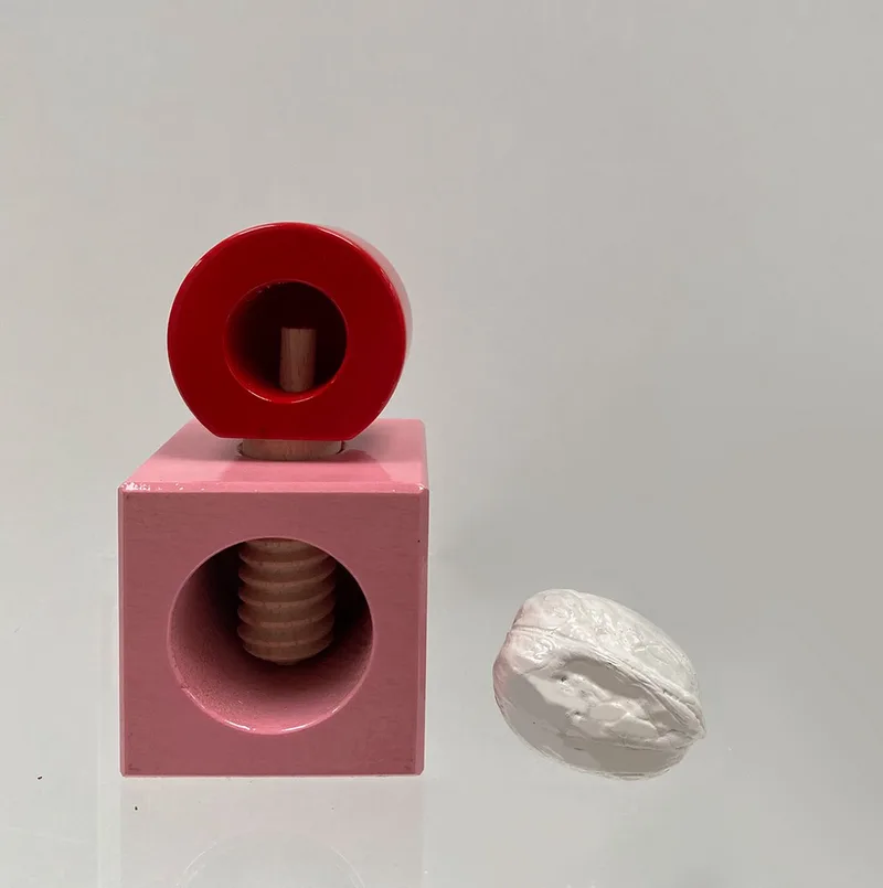 Twergi zout- notenkraker roze / rood de Alessi en Rood roze – photo du produit