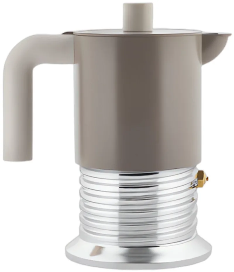 Vite Percolator - 3 kops - Inductie by Alessi in Grijs – product photo