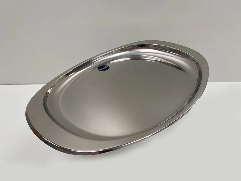 Vlakke Schaal-RVS-41x 28.5 cm de Alessi en Gepolijst rvs – photo du produit
