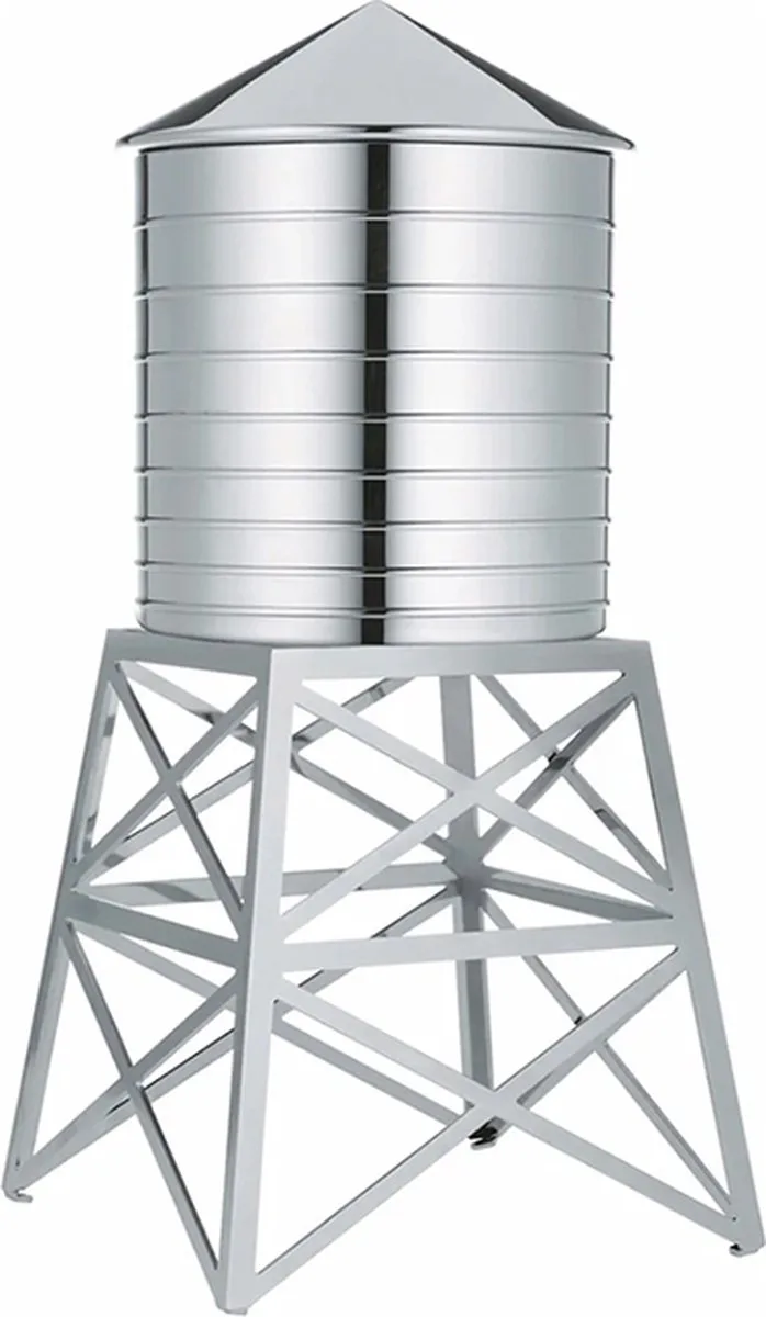 Voorraadbus Watertoren 73 CL de Alessi en Gepolijst rvs – photo du produit