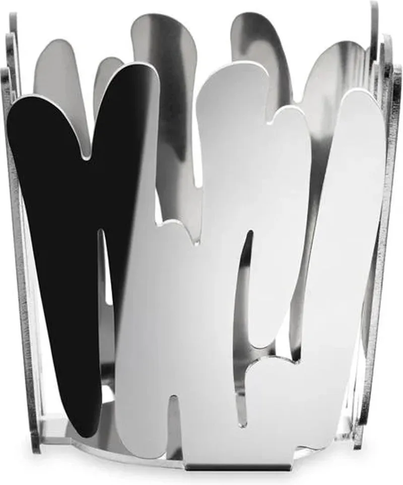 Waxinelichthouder Bark - BM19 - ø 7 cm by Alessi in Zilver – product photo
