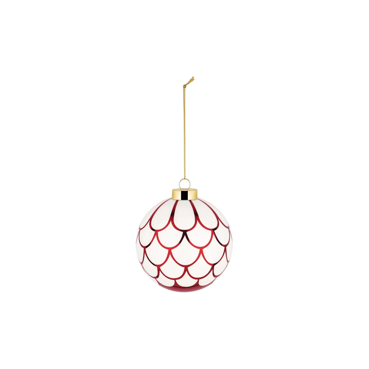 Weihnachtskugel Delight - Rot - geblasenes Glas - Designer Nika Zupanc fra Alessi – produktbillede