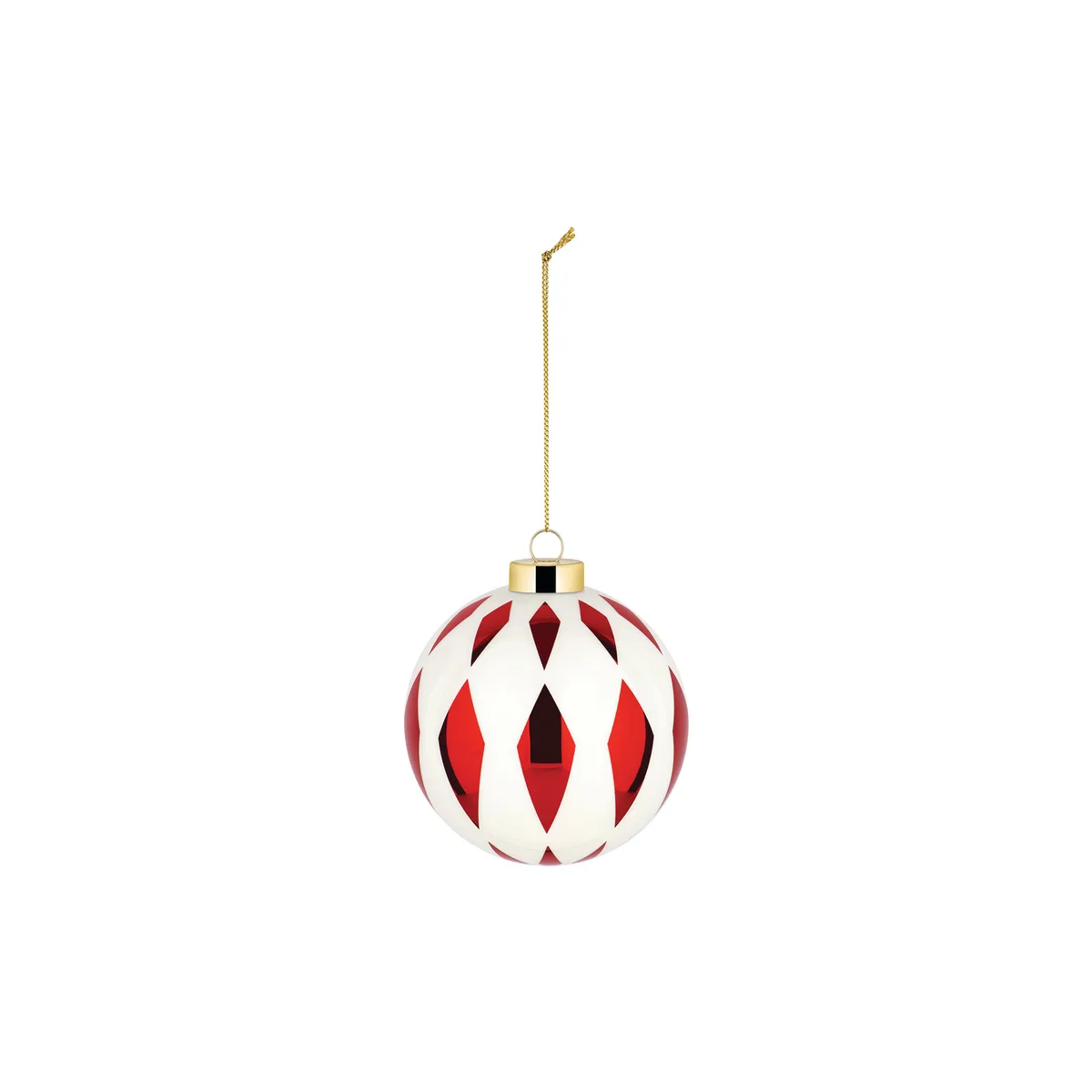 Weihnachtskugel Delight - Rot - geblasenes Glas - Designer Nika Zupanc de Alessi – photo du produit