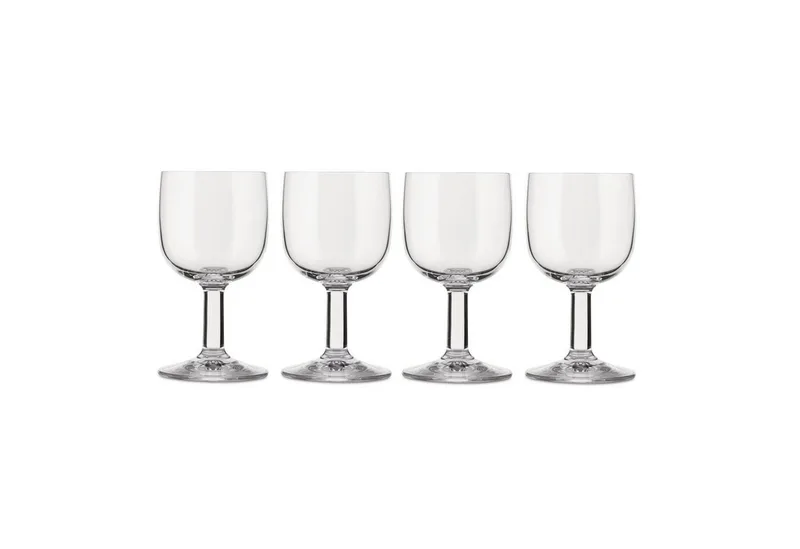 Weinglas Glass Family, 4-tlg., Kristallglas by Alessi in White – product photo 1 of 3