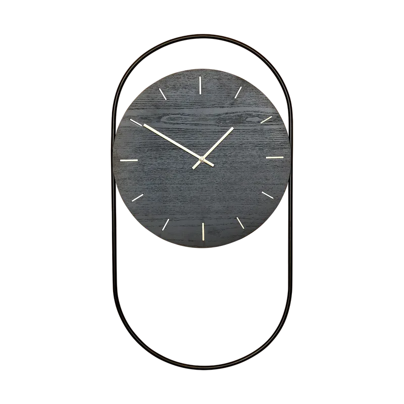 A-Wall Wanduhr 41x76 cm Black-brass by Andersen Furniture – product photo