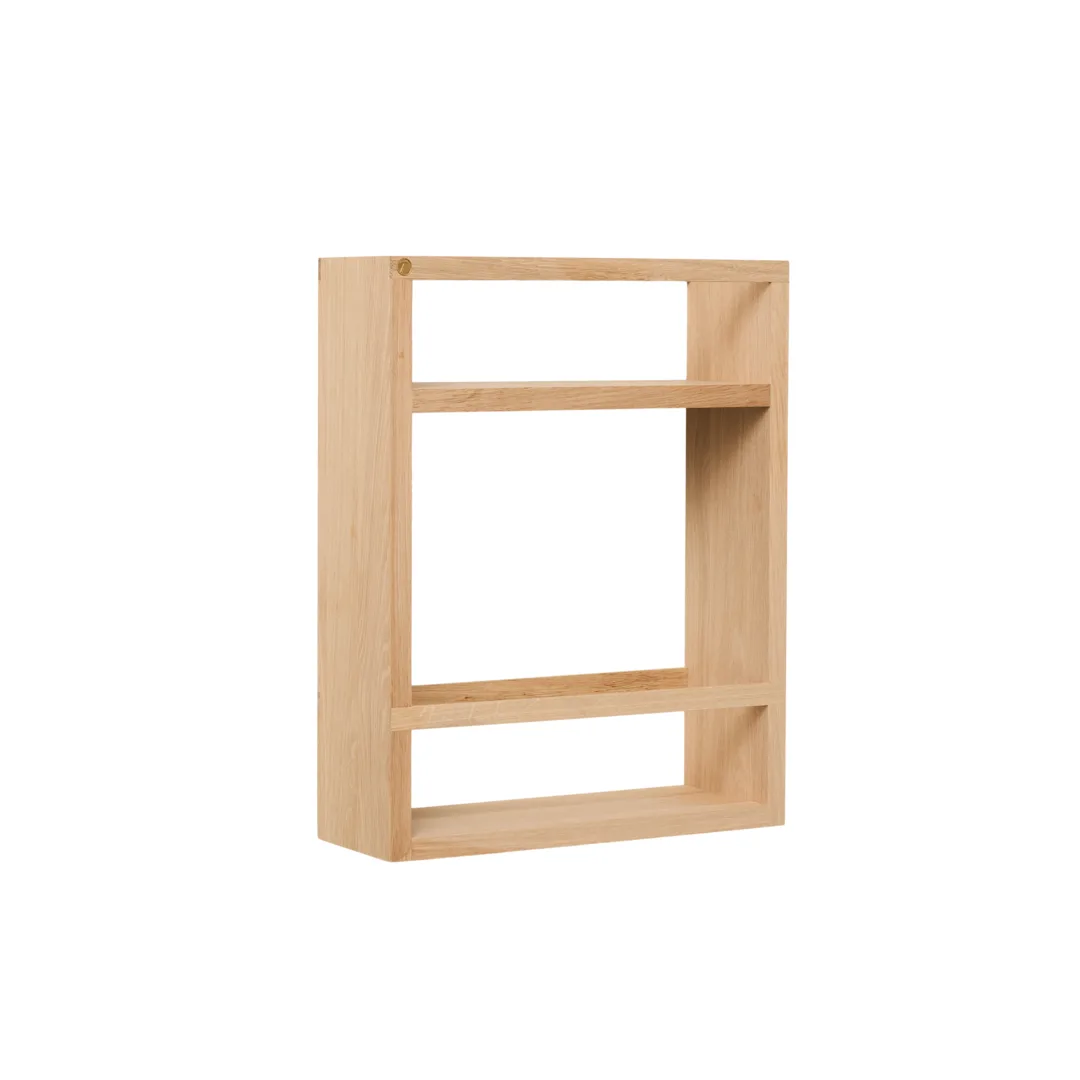 Cube Hylde, L36xD12xH45 cm - 100% Massiv Eg fra Andersen Furniture – produktbillede