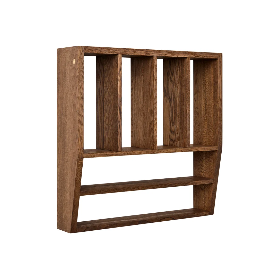 Reed Hylde - Røget, L50xD12xH50cm - 100% Massiv Eg - Røget Olie de Andersen Furniture – photo du produit