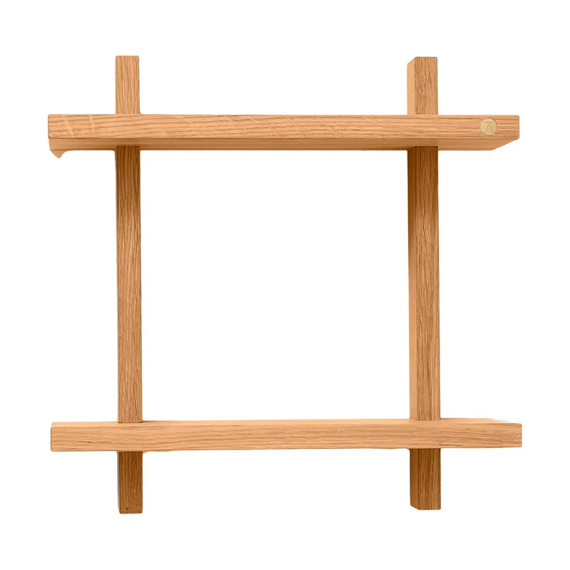 Treat Wandregal doppelt Oiled Nature Oak, 34x12x34 cm by Andersen Furniture – product photo