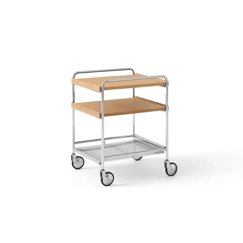 Alima NDS2 Servierwagen Lackierte Eiche-Chrome by &Tradition – product photo
