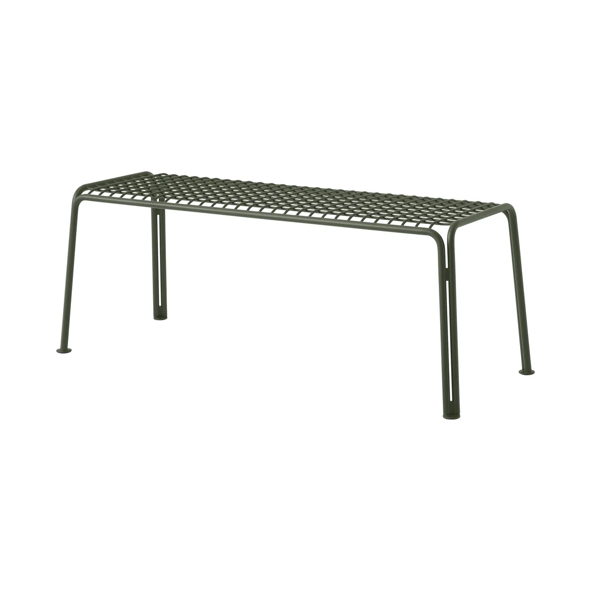 Bank Thorvald - Grün - thermolackierter Stahl - Designer Space Copenhagen från &Tradition – produktbild