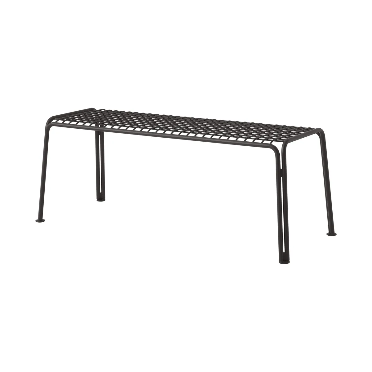 Bank Thorvald - Schwarz - thermolackierter Stahl - Designer Space Copenhagen van &Tradition – productfoto