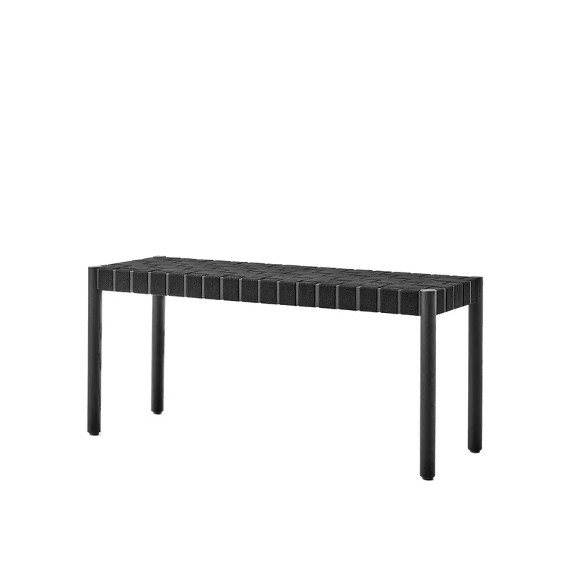 Betty TK4 Bank Black, Leinenbandsitz schwarz geflochten de &Tradition – photo du produit